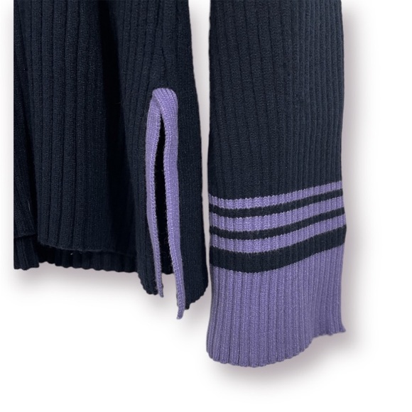 Anthropologie Colorblocked Mock Neck Sweater XL
Navy and Lavender - Picture 5 of 8